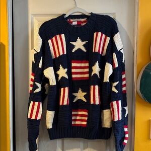 Tommy Hilfiger Navy Star and Stripe Sweater